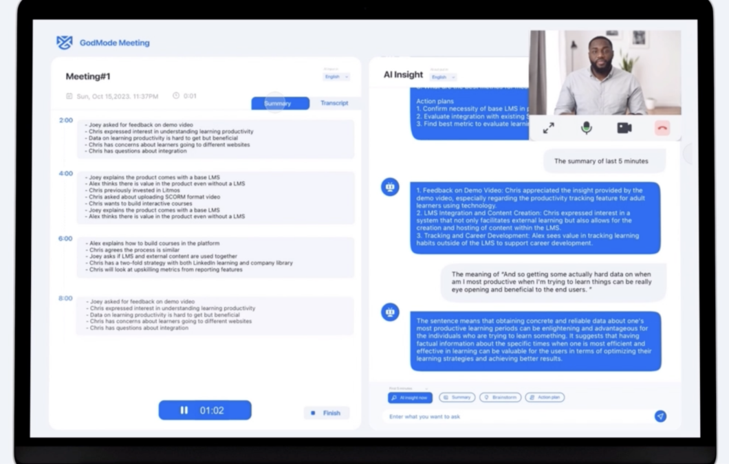 AI Live-Intelligence Meeting System